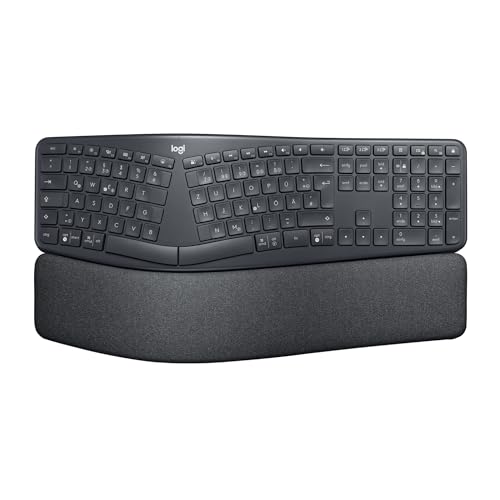 Logitech ERGO K860 kabellose ergonomische Tastatur –...