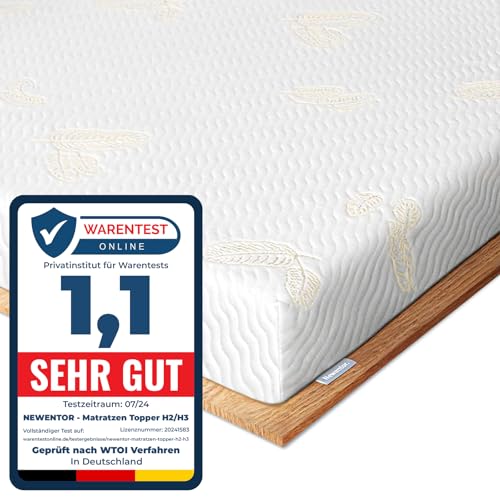 Newentor® Matratzen Topper 160x200cm H2 H3, Matratzentopper...