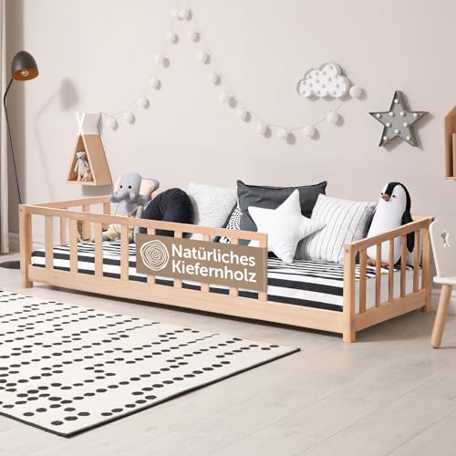 Famifidus Bodenbett 90x200 cm | Montessori Bodenbett inkl....