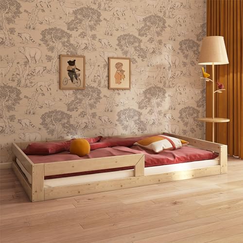 Need Sleep Montessori Bett Kinder Bodenbett 140x200 cm mit...