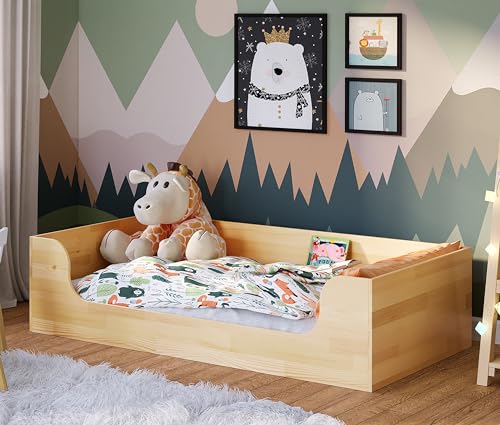 Bellabino Bodenbett Amu 80x160 cm, Montessori Kinderbett...